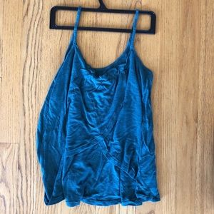 Teal green tank top